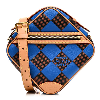 Louis Vuitton Damier Pop Chess Messenger Blue 1 of 9