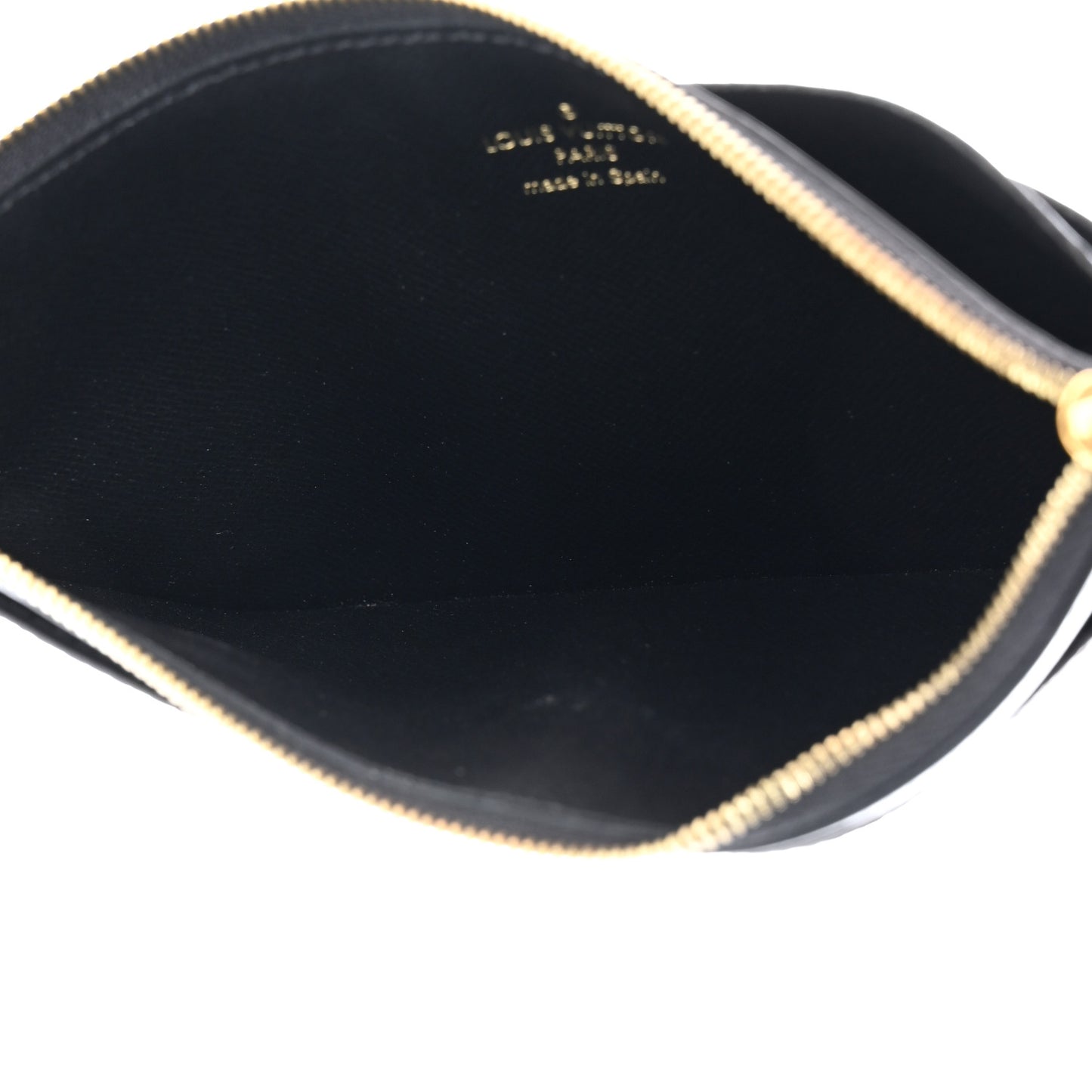 Monogram Slim Purse Black