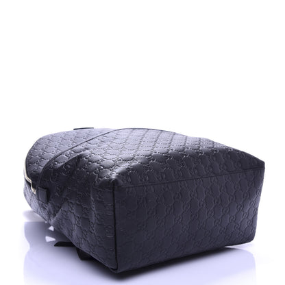 Gucci Guccissima Medium Classic Backpack Black 3 of 9