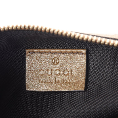 Gucci Monogram Small Cosmetic Case Metallic Bronze 6 of 8