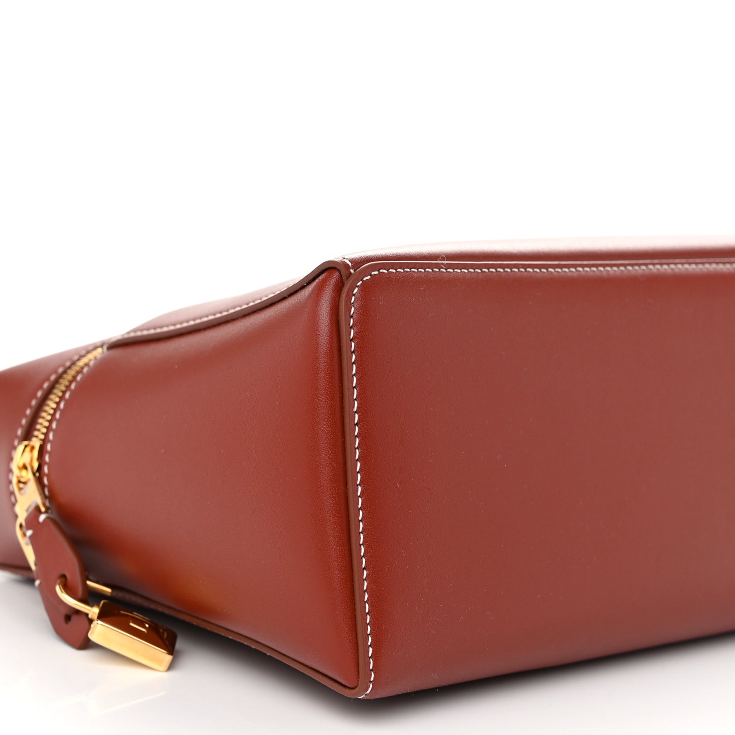 Saddle Calfskin Extra Bag L27 Deep Kummel