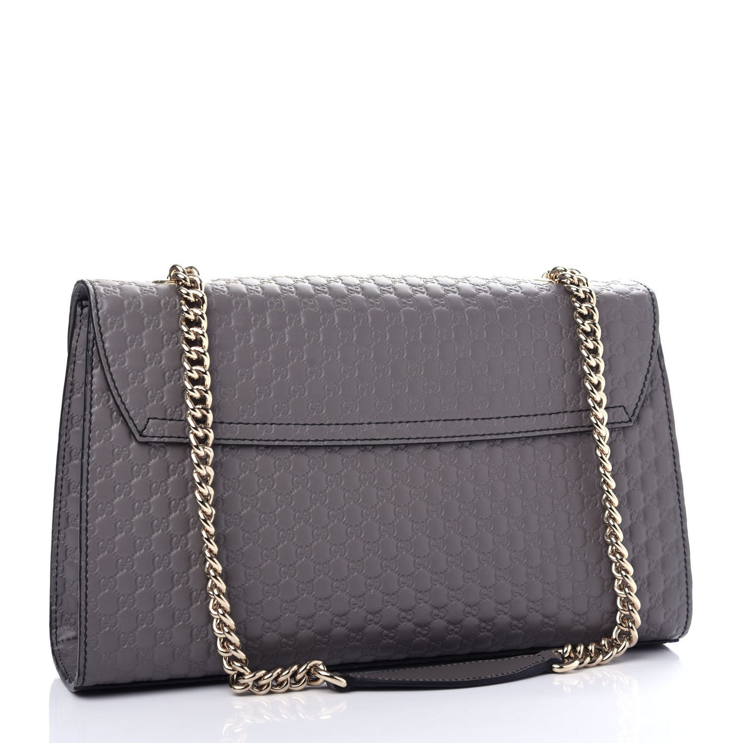 Soft Microguccissima Medium Emily Chain Shoulder Bag Loess