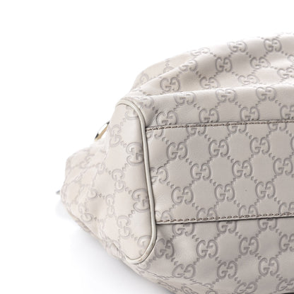 Gucci Guccissima Medium Sukey Tote Mystic White 6 of 10