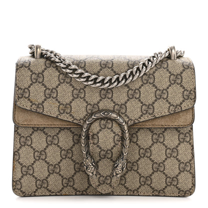 Gucci GG Supreme Monogram Mini Dionysus Shoulder Bag Taupe 1 of 13