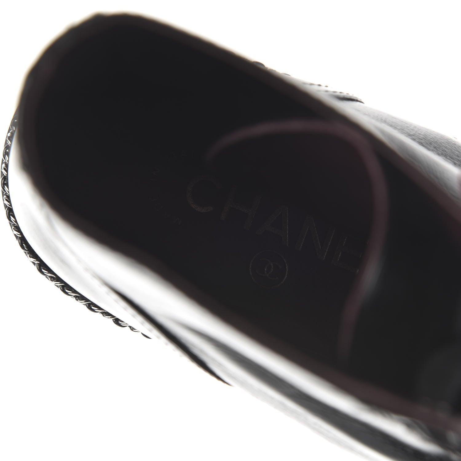 Chanel Crackled Calfskin Velvet Pearl Combat Short Boots 39.5 Black 7 of 10