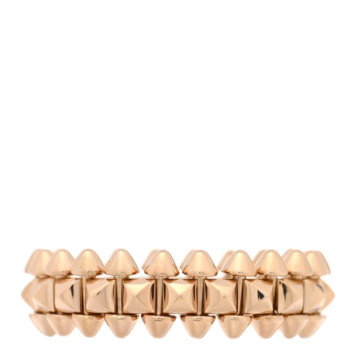 18K Pink Gold SM Clash De Cartier Ring 52 6