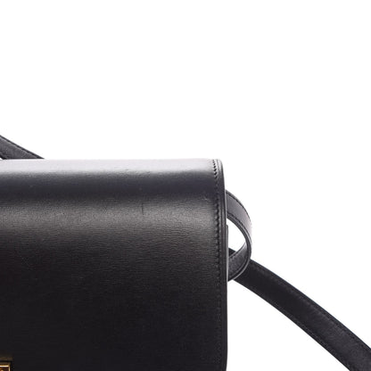 Celine Box Calfskin Medium Classic Box Flap Bag Black 9 of 11