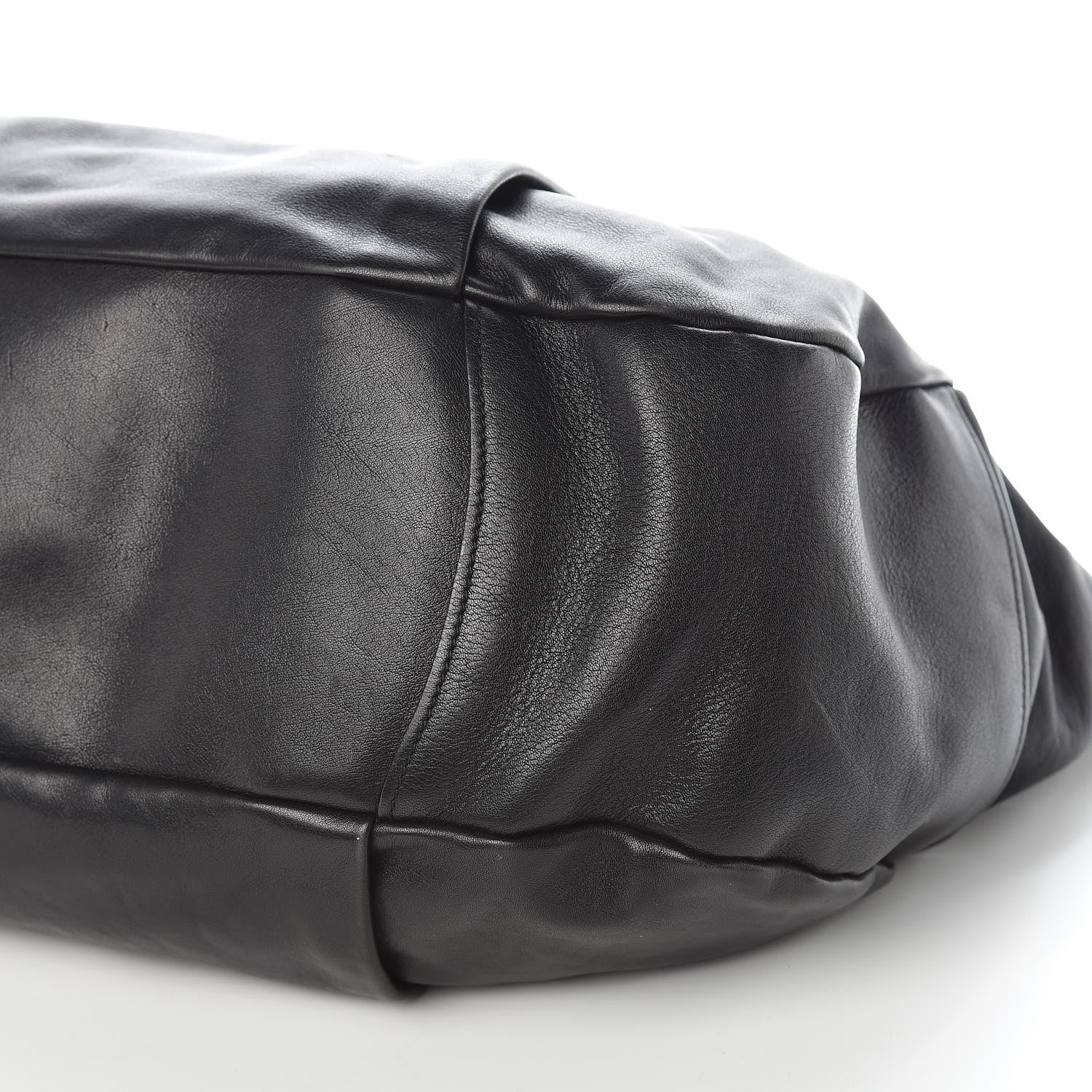 Prada Soft Calfskin Flap Shoulder Bag Black 6 of 14