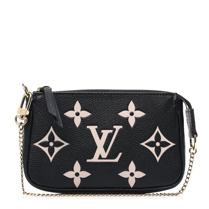 Louis Vuitton Empreinte Monogram Giant Mini Pochette Accessories Black 1 of 9