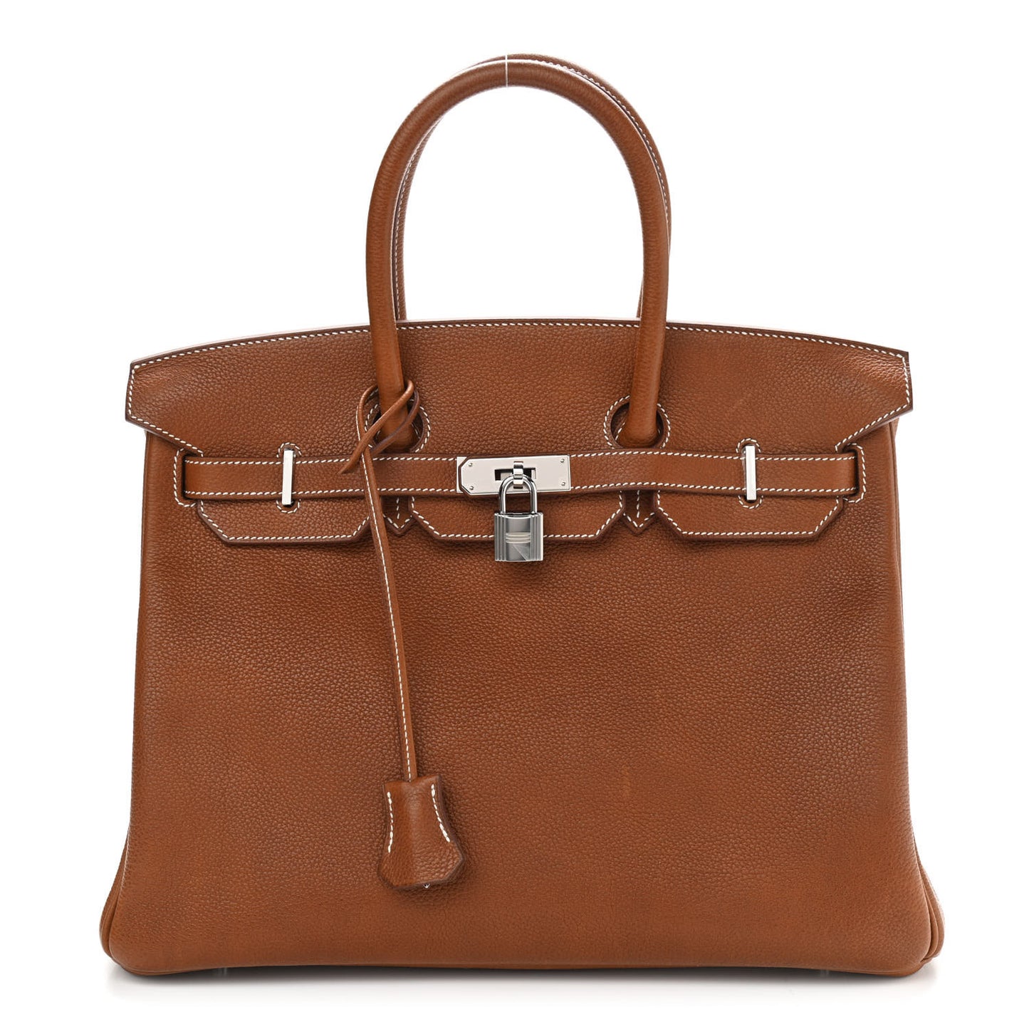 Natural Barenia Faubourg Birkin 35 Fauve