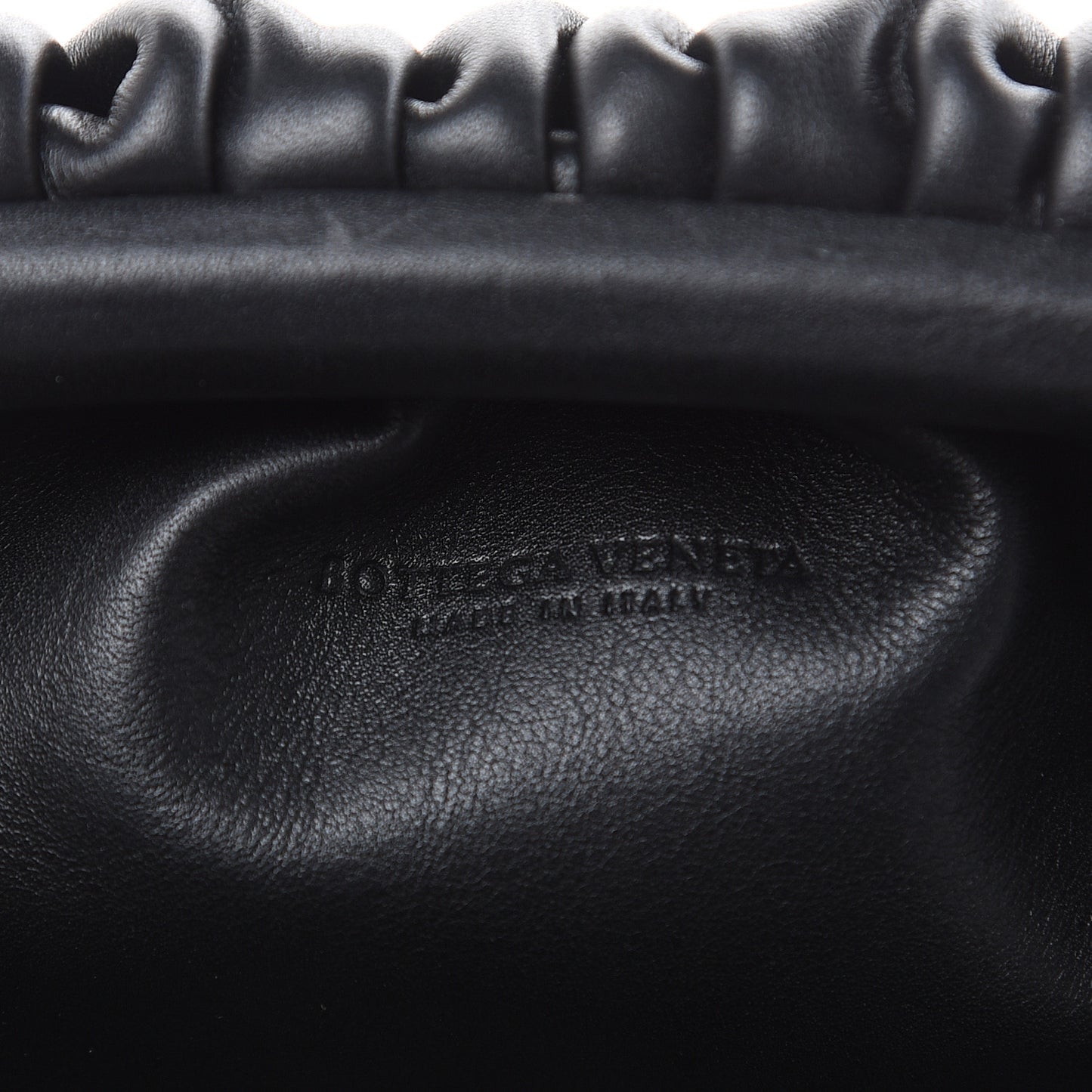 Butter Calfskin The Mini Pouch Black