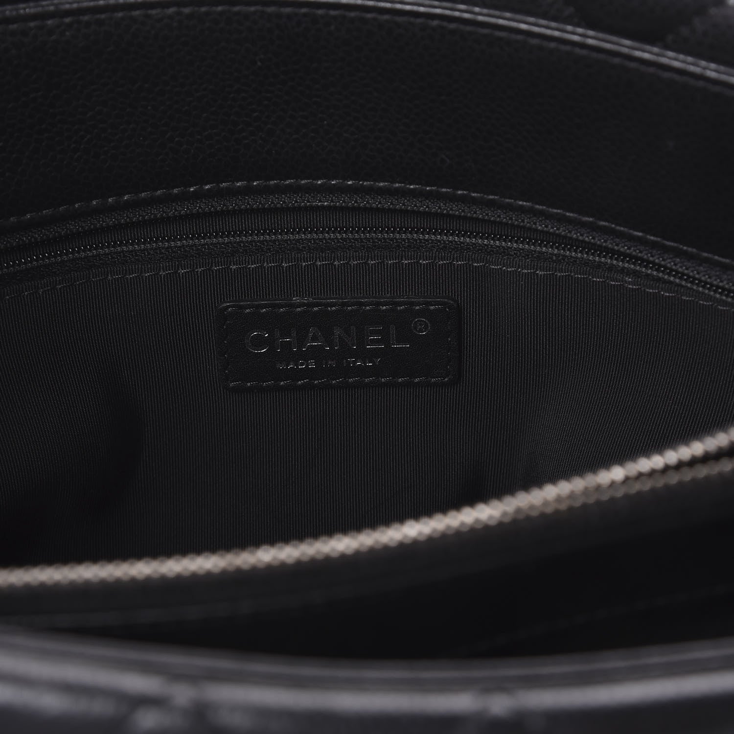 Chanel Caviar Quilted City Shopping Tote Black 6 of 11