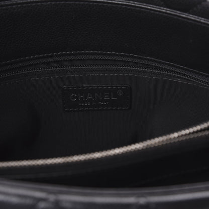 Chanel Caviar Quilted City Shopping Tote Black 6 of 11