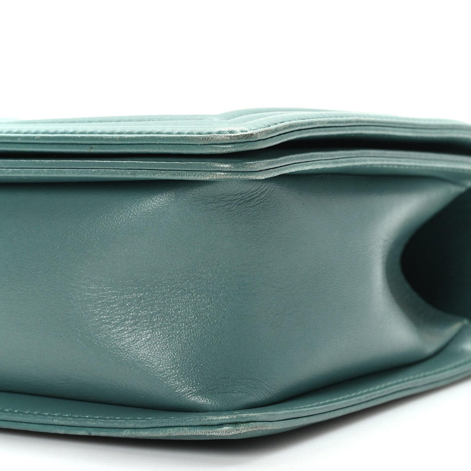 Chanel Lambskin Quilted New Medium Boy Flap Green 10 of 10