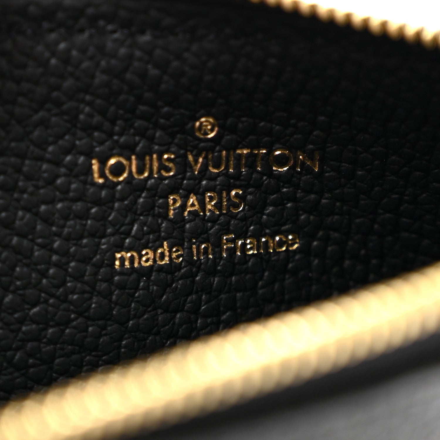 Louis Vuitton Empreinte Monogram Zipped Romy Card Holder Black 6 of 8