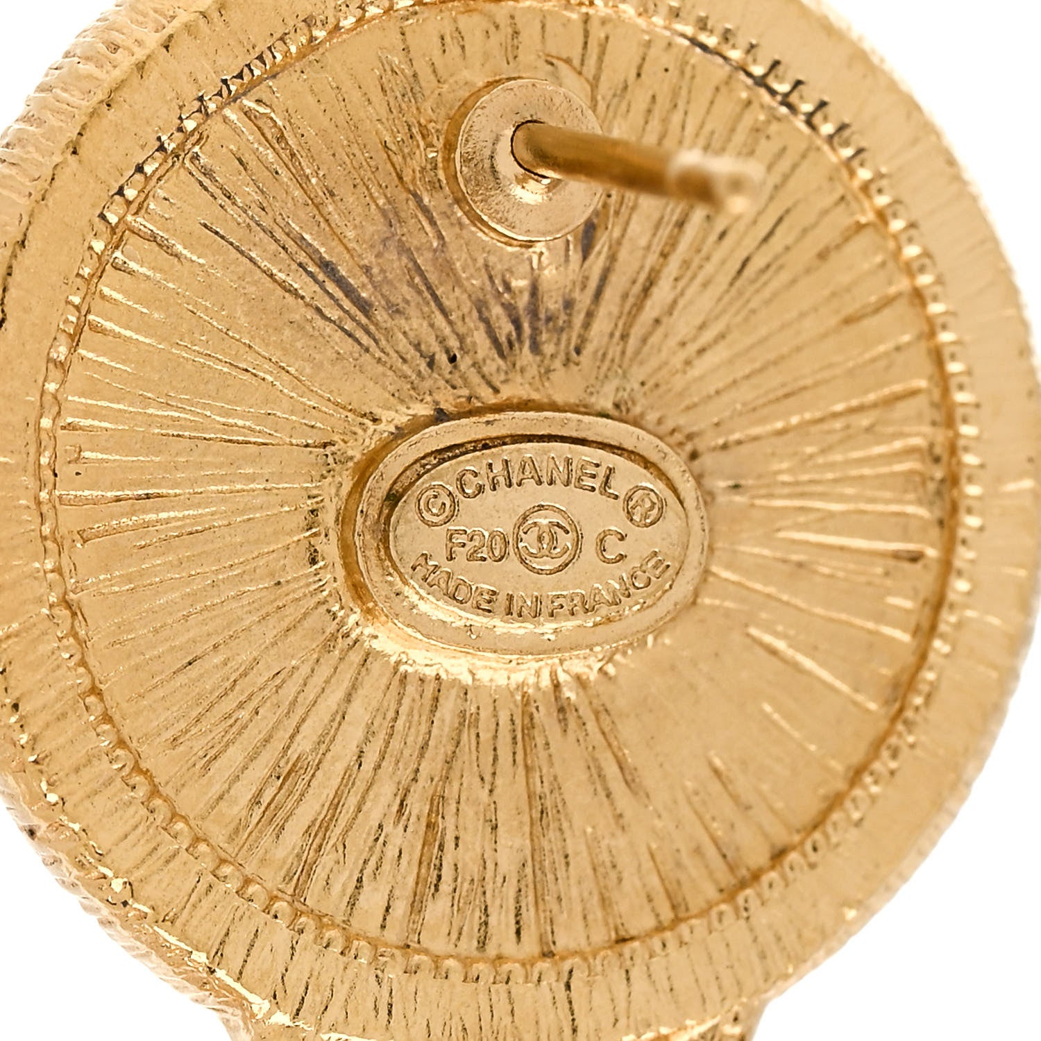 Chanel Pearl CC Tags Drop Earrings Gold 4 of 5