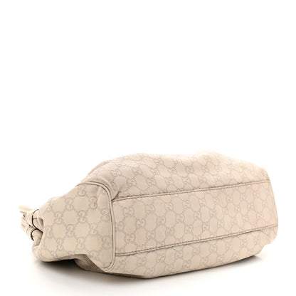 Gucci Guccissima Medium Sukey Tote Mystic White 4 of 11