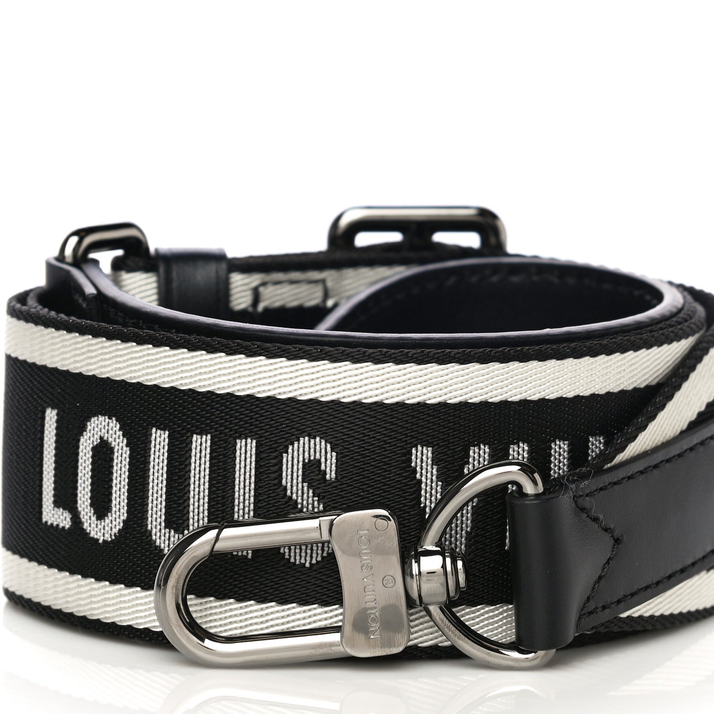 Monogram Multi Pochette Accessories Shoulder Strap Black Ivory