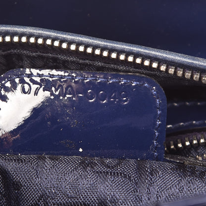 Christian Dior Patent Cannage Medium Lady Dior Navy Blue 7 of 11