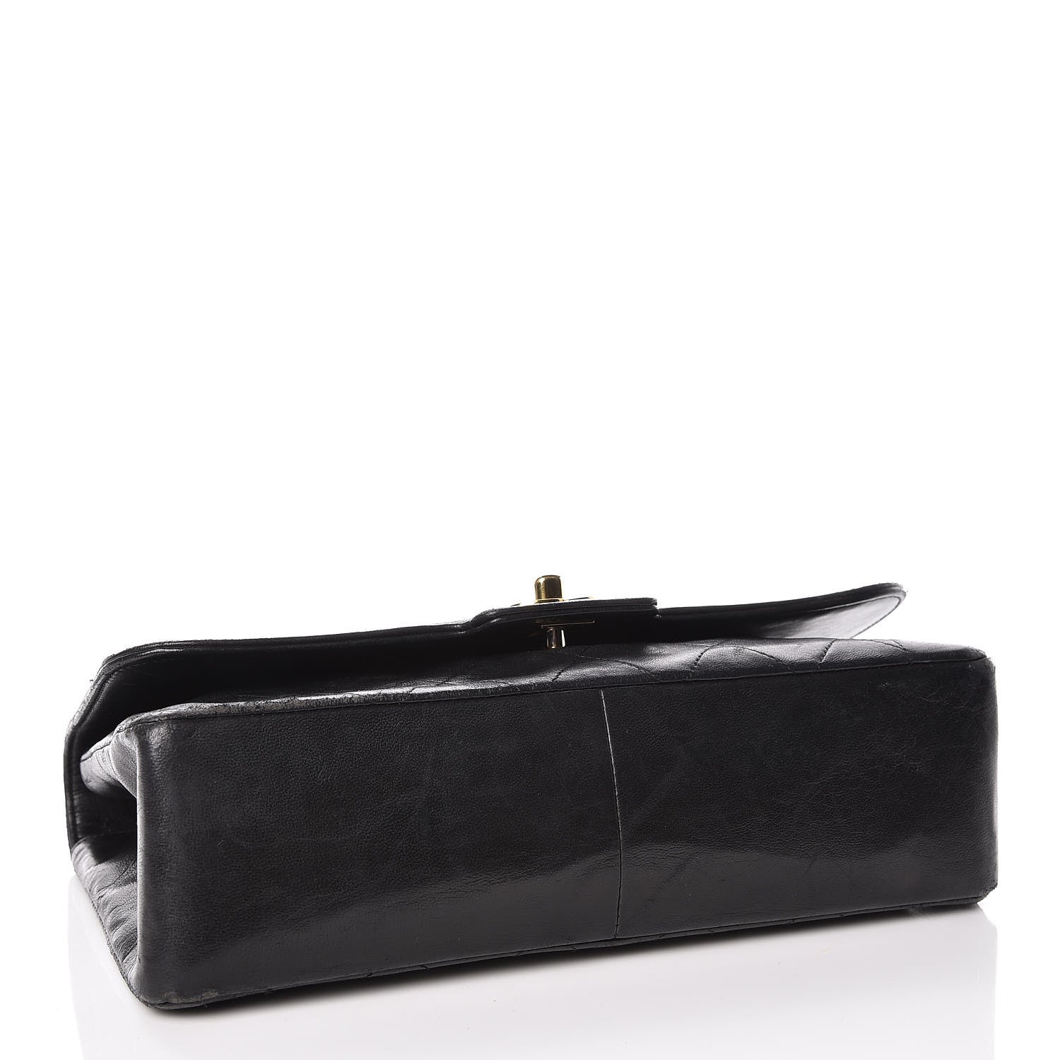 Chanel Lambskin Quilted Medium Single Flap Black 4 of 20