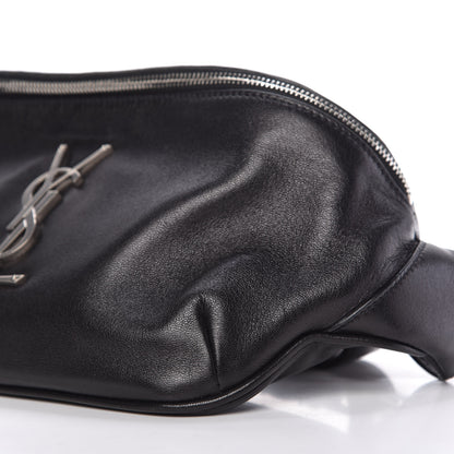 Saint Laurent Calfskin Monogram Belt Bag Black 7 of 10