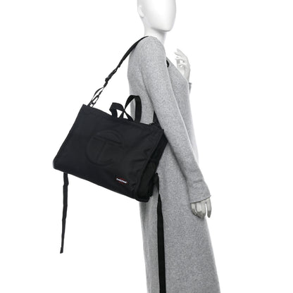 Telfar x EASTPAK Tactical Nylon Medium Shopper Black 2 of 10
