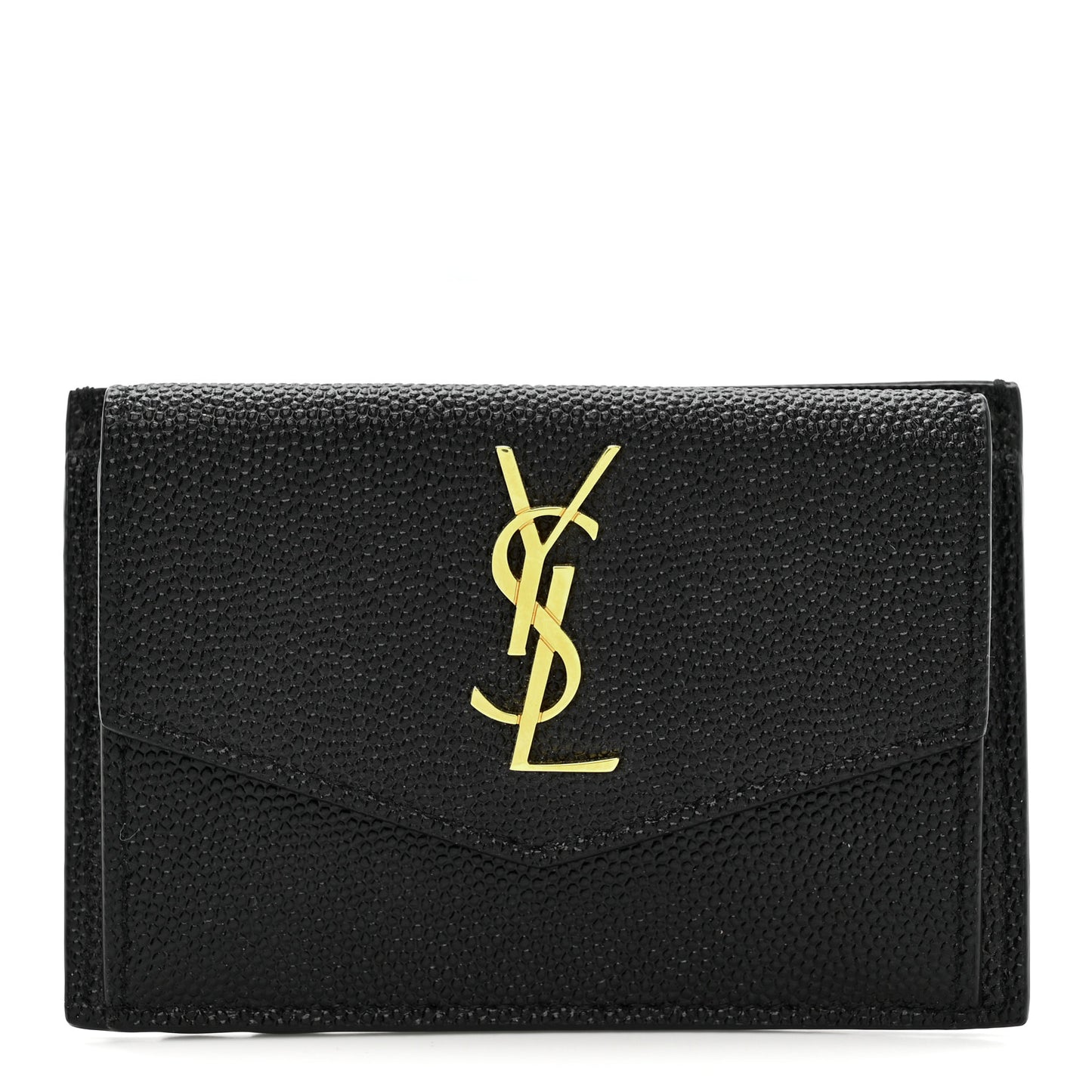 Grain De Poudre Uptown Monogram Card Case Black