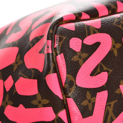 Louis Vuitton Monogram Graffiti Neverfull GM Fuchsia 12 of 13