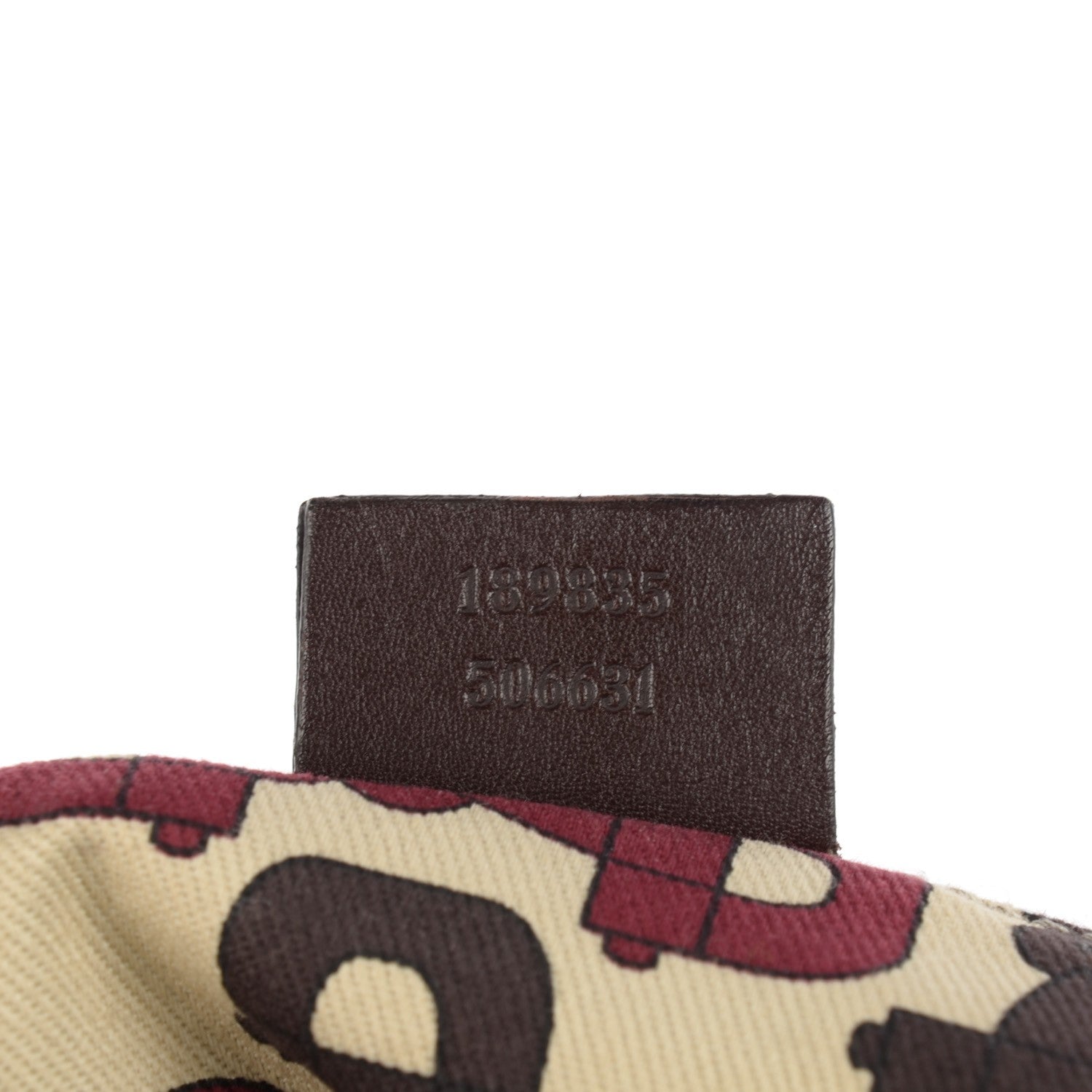 Gucci Guccissima Large D Gold Shoulder Bag Chocolate 7 of 7
