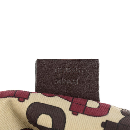 Gucci Guccissima Large D Gold Shoulder Bag Chocolate 7 of 7