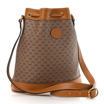 Gucci X DISNEY Mini Vintage GG Supreme Monogram Bucket Bag Beige Vintage Sun Oil 3 of 11