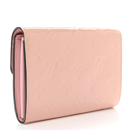 Louis Vuitton Vernis Sarah Compact Wallet Rose Ballerine 3 of 7