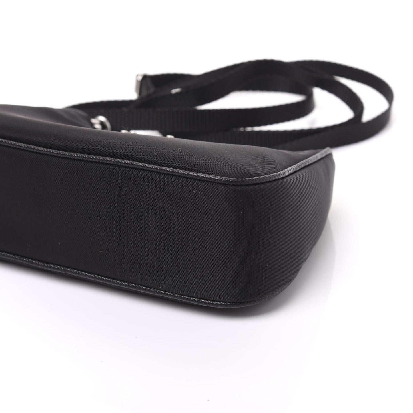 Tessuto Nylon Mini Re-Edition 2000 Shoulder Bag Black