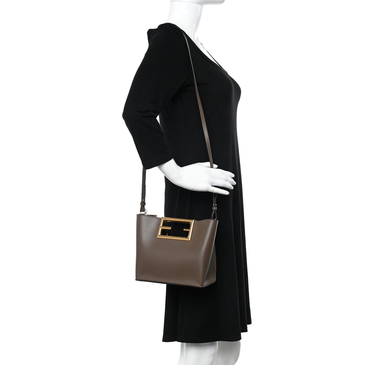 Vitello King Small Fendi Way Tote Maya