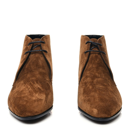 Saint Laurent Suede Joan Ankle Boots 35 Land 2 of 10