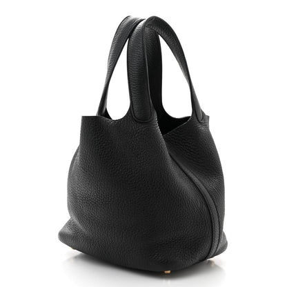 Hermes Taurillon Clemence Picotin Lock 18 PM Black 3 of 10