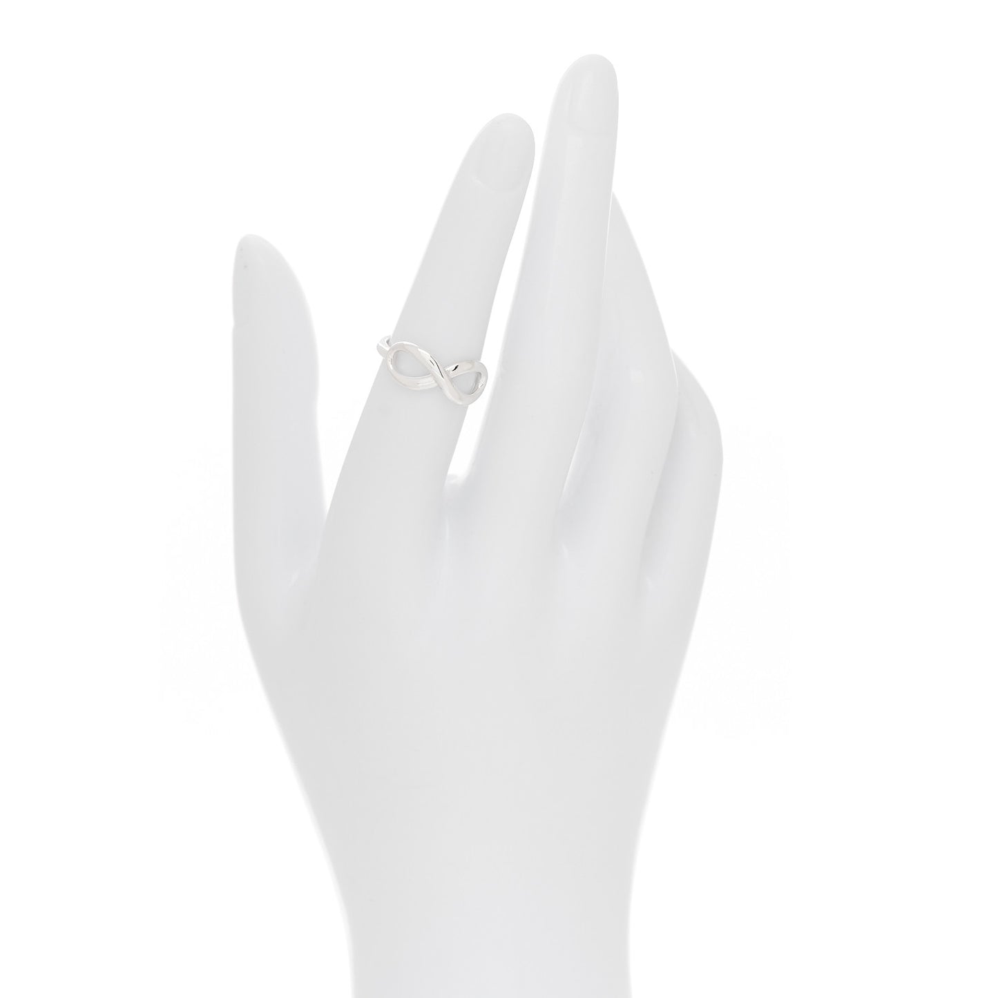 Sterling Silver Infinity Ring 50 5.5