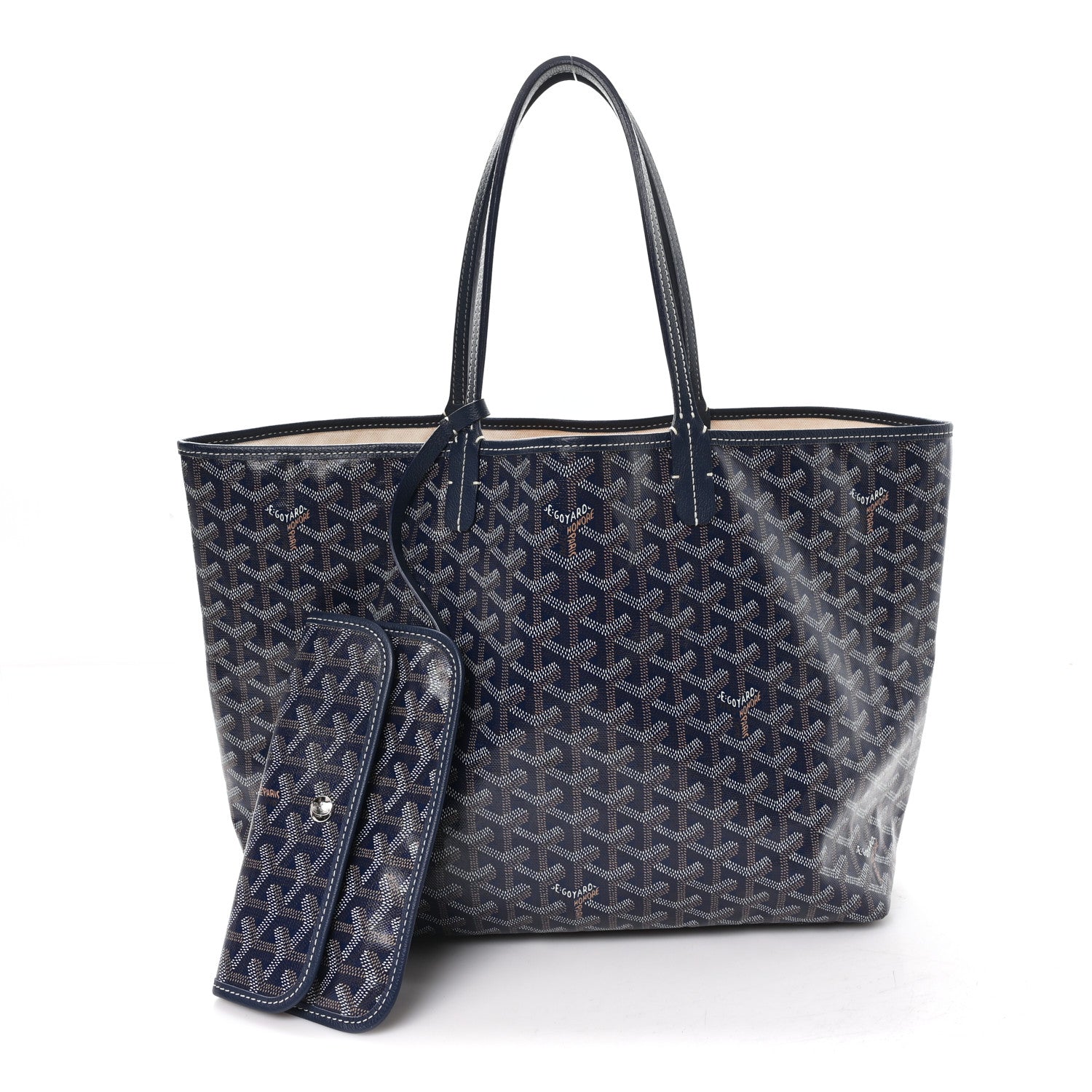 Goyard Goyardine Saint Louis PM Navy 3 of 12