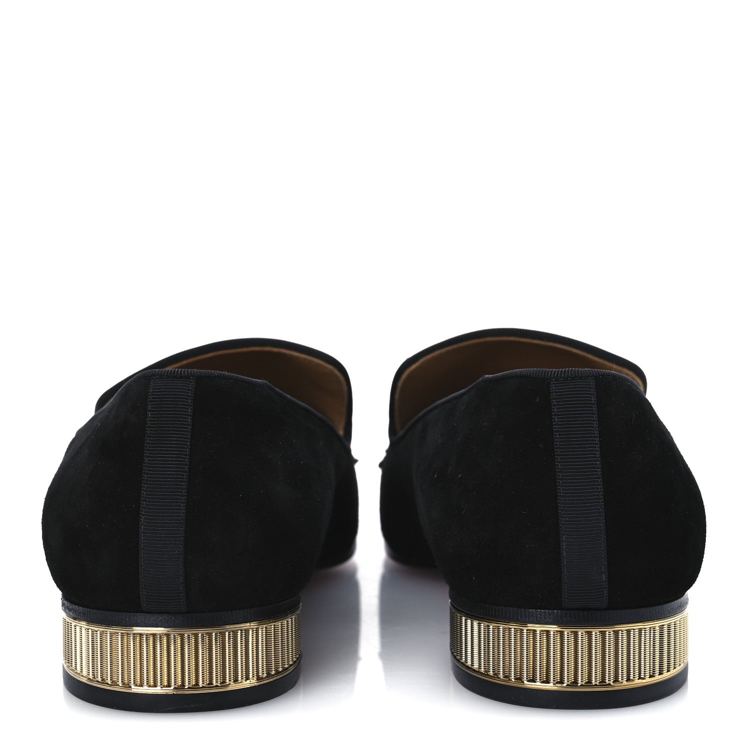 Christian Louboutin Veau Velour Mens Colonnaki Cruise Venetian Flat Loafer 42 Black 6 of 11