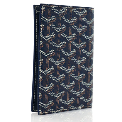 Goyard Goyardine Grenelle Passport Wallet Navy 3 of 7