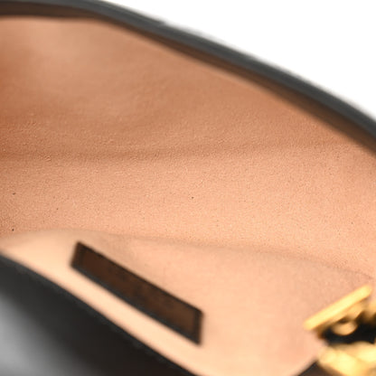 Gucci Calfskin Matelasse Super Mini GG Marmont Shoulder Bag Black 5 of 12