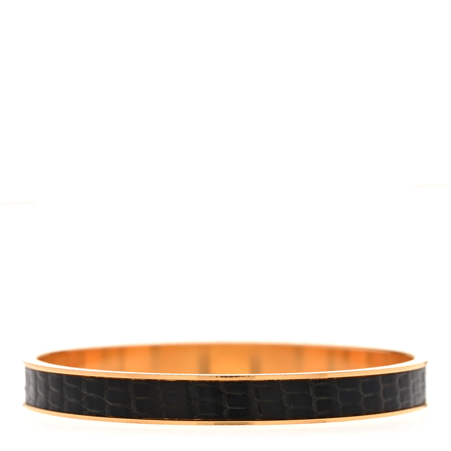Lizard Kelly Lock Cadena Bracelet Black