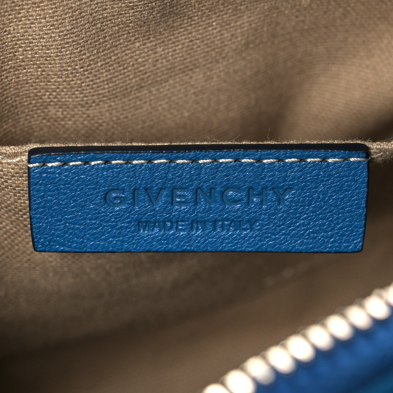 Givenchy Sugar Goatskin Small Antigona Beauty Wristlet Electric Blue 6 of 9