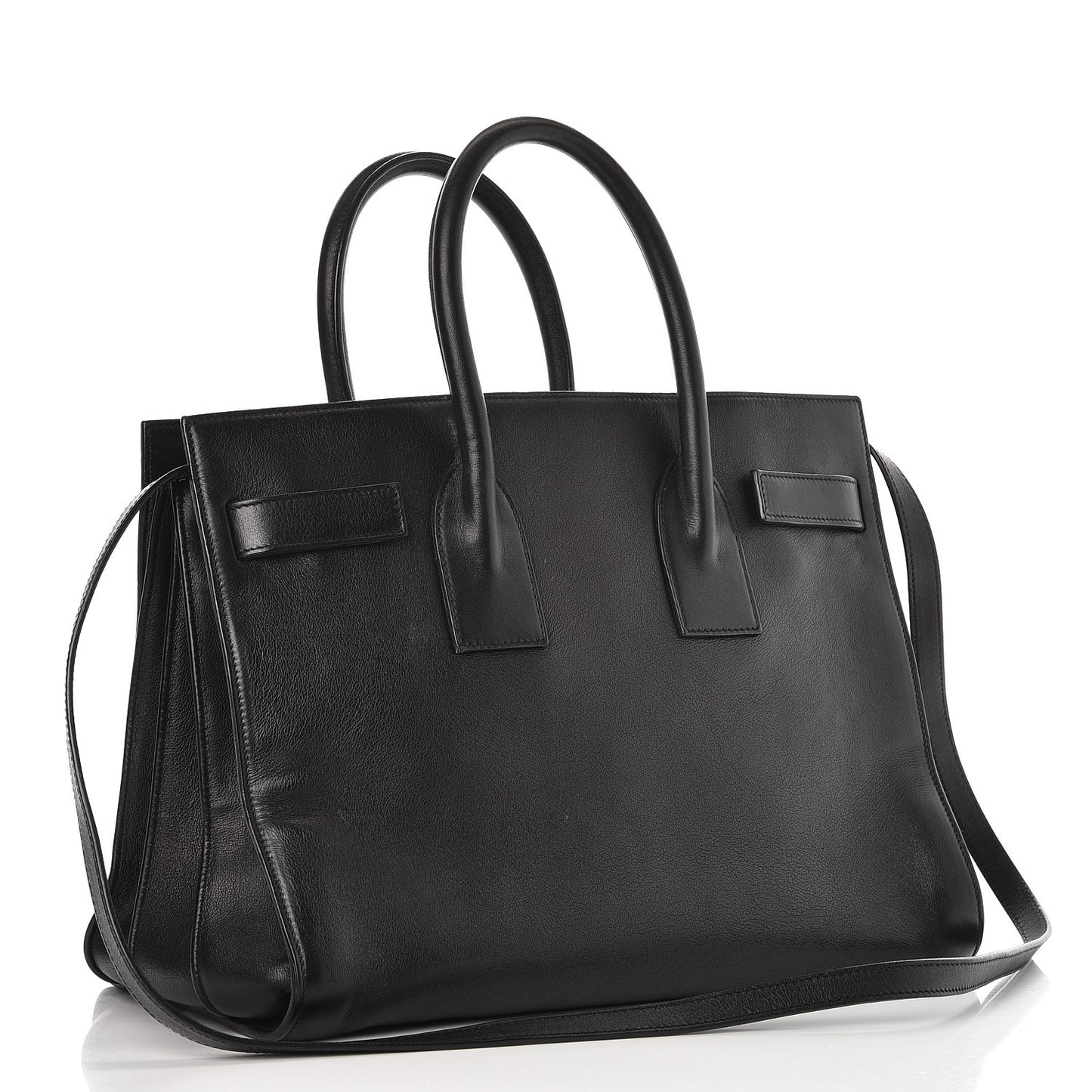 Calfskin Small Sac De Jour Black