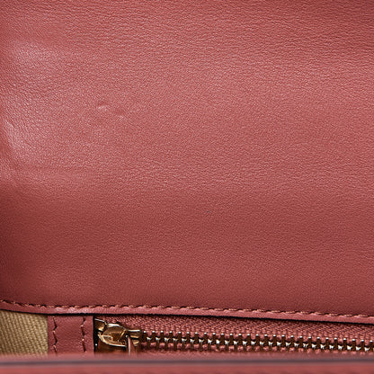 Valentino Garavani Vitello Medium Glam Lock Rockstud Flap Antique Rose 9 of 9