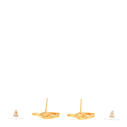 Chanel Metal Obazine CC Earrings Gold 3 of 5