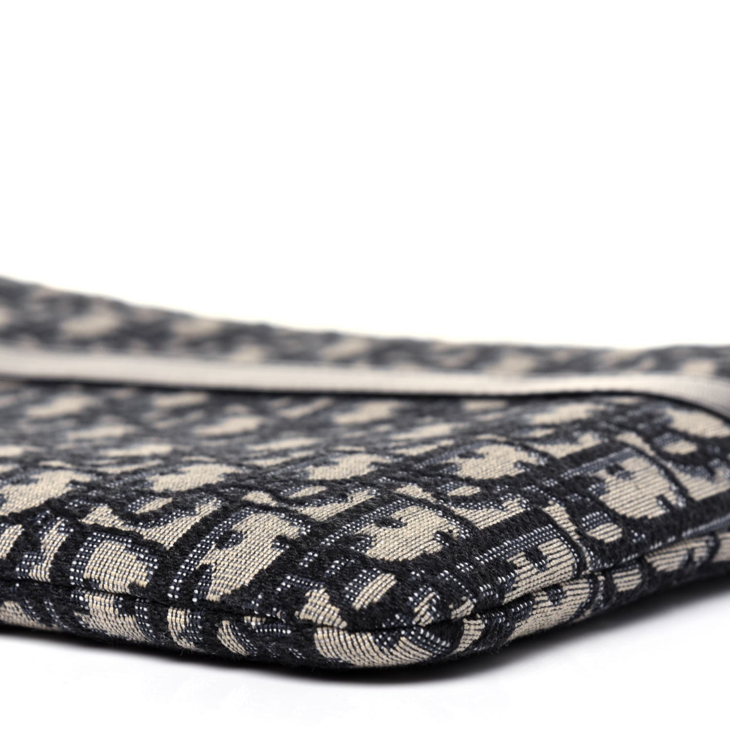 Oblique Pouch Clutch Blue