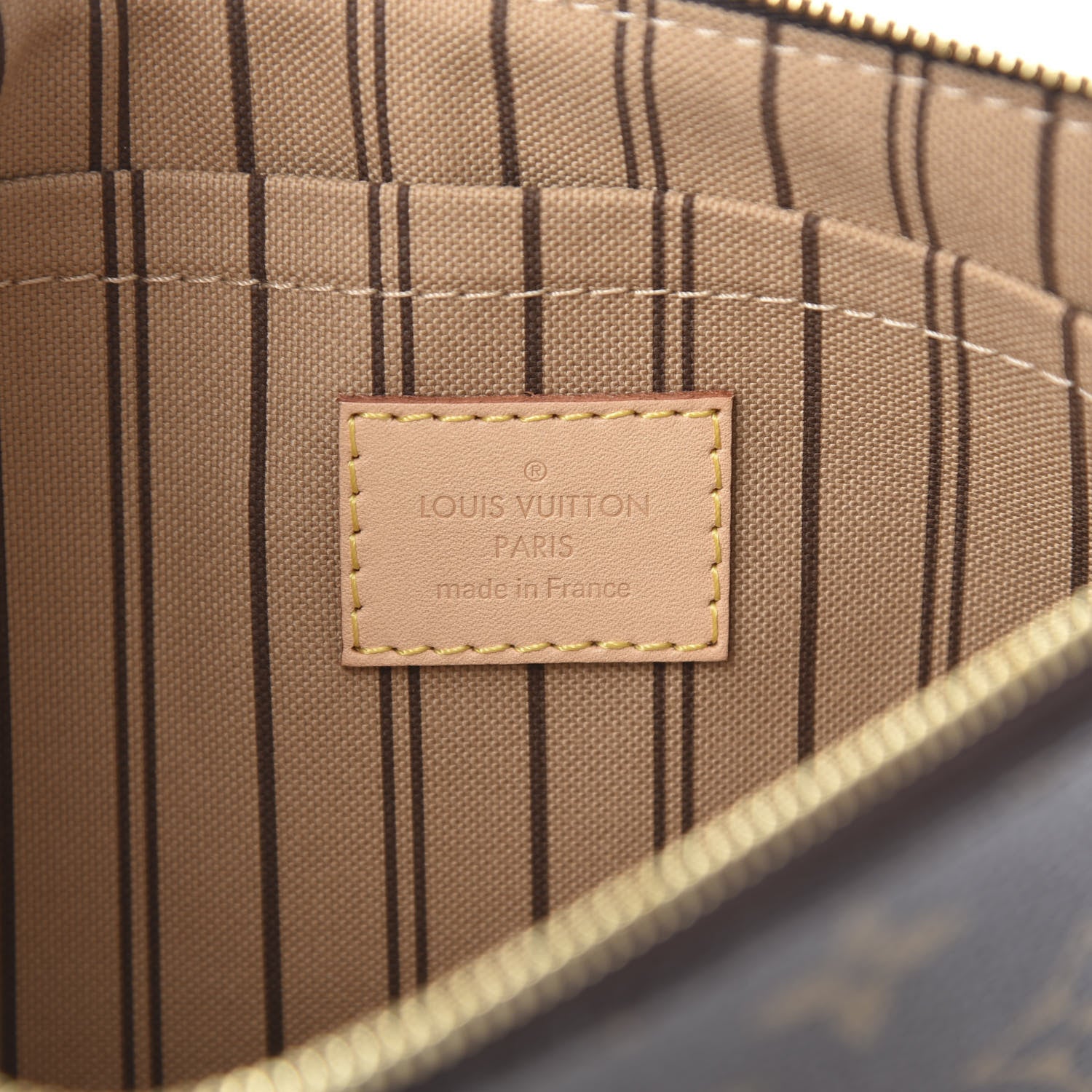 Louis Vuitton Monogram Neverfull MM GM Pochette 6 of 7