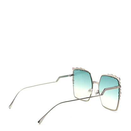Fendi Metal Dots Square Sunglasses FF 0259/S Green Palladium 4 of 6