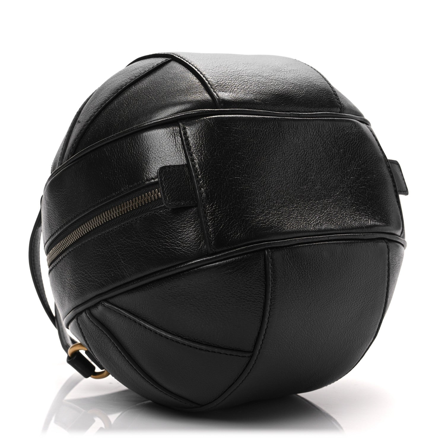 Gucci Piuma Lux Energy Tifosa Basketball Shaped Shoulder Bag Black 4 of 8